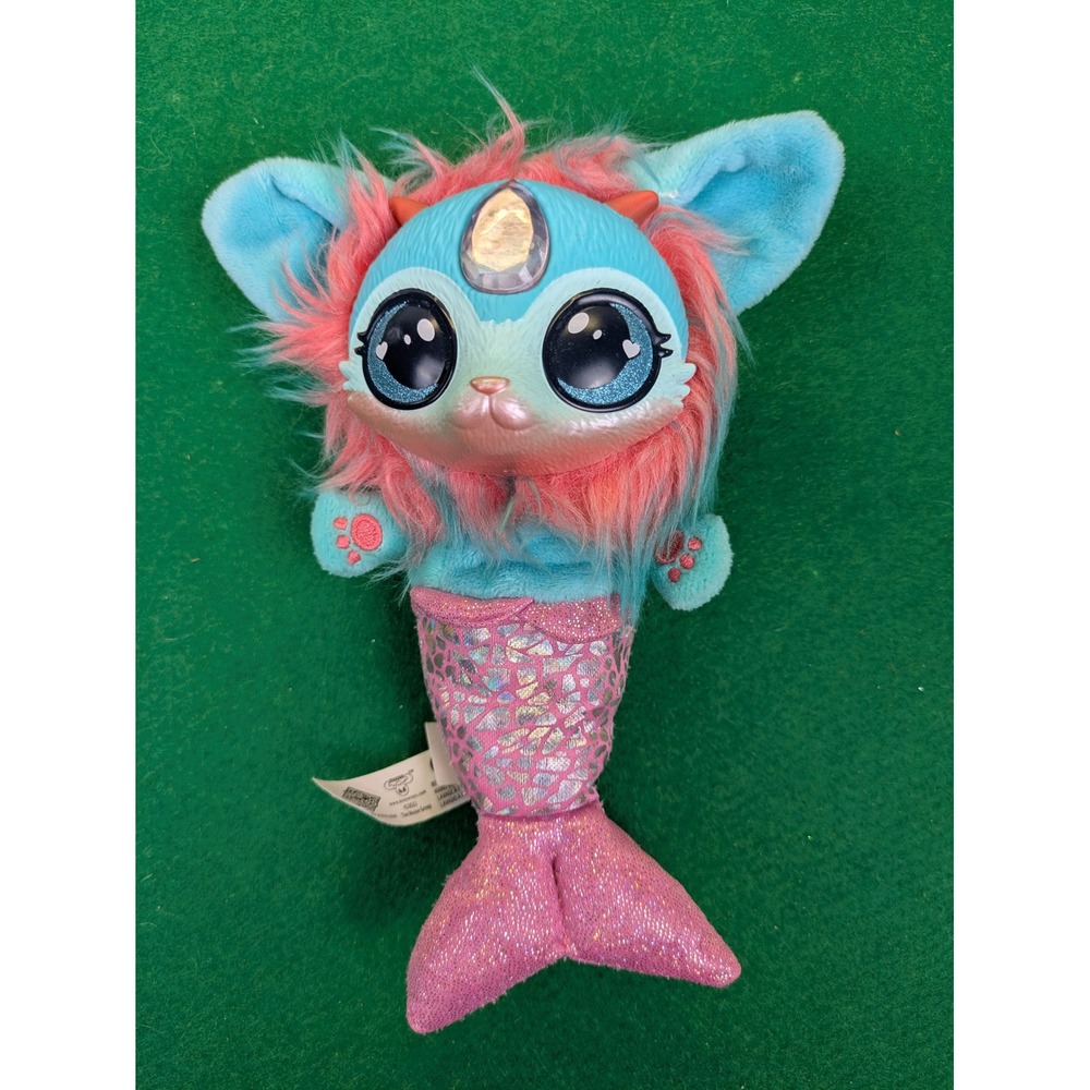 Magic Mixies Mixlings‎ Mermaid Plush Blue Pink Holographic Tail Moose Toys 2022